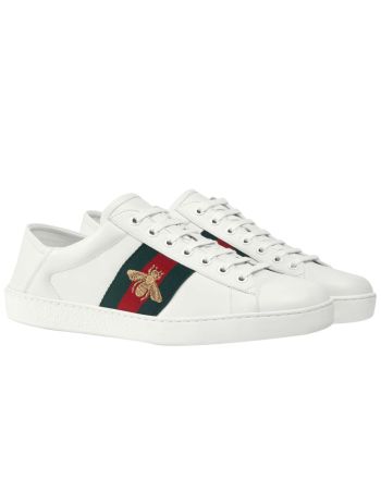 Gucci Unisex Ace sneaker 473762 White